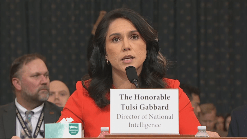 Director of National Intelligence Tulsi Gabbard testifies to a House intelligence committee.