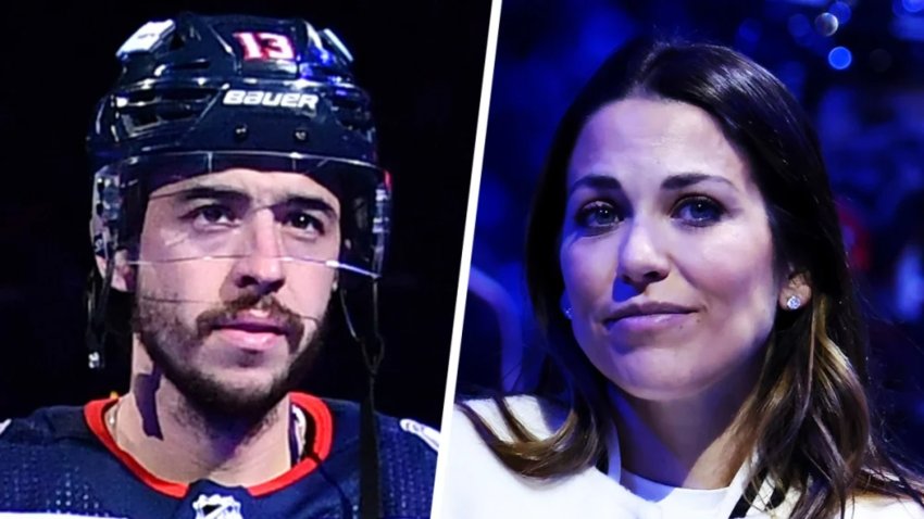 Johnny and Meredith Gaudreau.