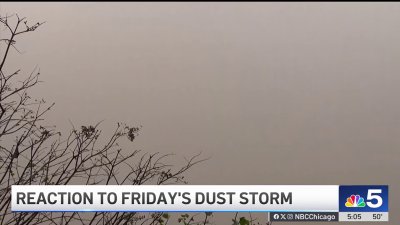 Where did the Illinois dust storm come from and why did it happen?