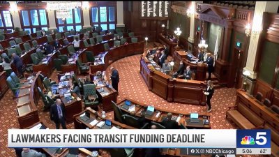 Lawmakers in Springfield facing transit funding plan deadline