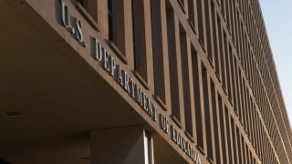 The U.S. Department of Education is seen on March 20, 2025 in Washington, DC. U.S. President Donald Trump is preparing to sign an executive order to abolish the Department of Education.